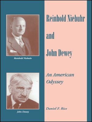 cover image of Reinhold Niebuhr and John Dewey